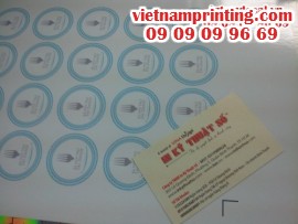In tem nhãn giá rẻ, In decal giá rẻ tại TPHCM