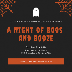 Báo giá in thiệp mời Bình Thạnh - Ý tưởng thiệp mời Halloween rùng rợn