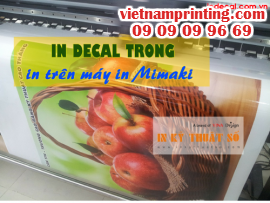 In decal trong dán kính khổ lớn, dán decal kính giá rẻ văn phòng