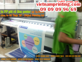 In PP giá rẻ lấy ngay, trực tiếp in trên máy in Mimaki Nhật, mực in chính hãng